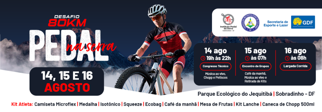DESAFIO 80 KM PEDAL NA SERRA – XX EDIÇÃO 2026