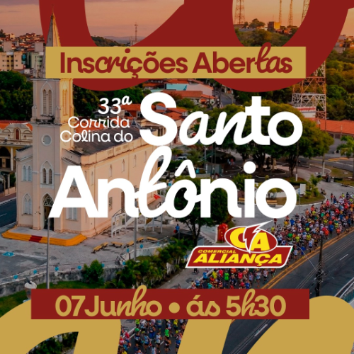 33ª CORRIDA DA COLINA DO SANTO ANTONIO 2026