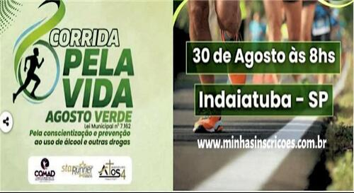 CORRIDA PELA VIDA – AGOSTO VERDE
