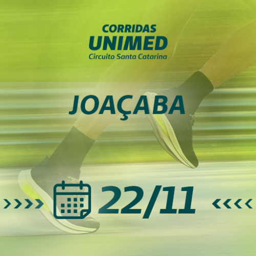 CORRIDAS UNIMED CIRCUITO SC – 2026 – ETAPA JOAÇABA