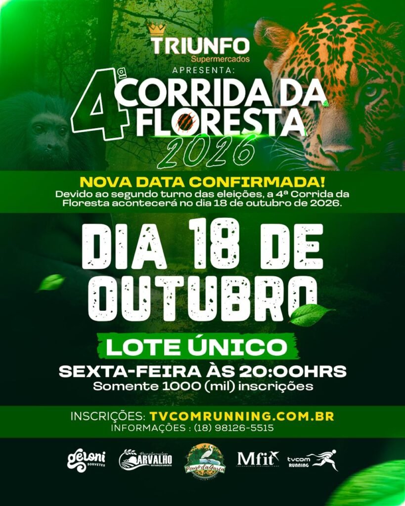 4ª Corrida da Floresta Etapa Teodoro Sampaio 2026