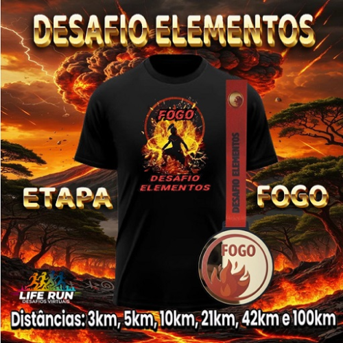 1° DESAFIO ELEMENTOS – 1 ETAPA FOGO
