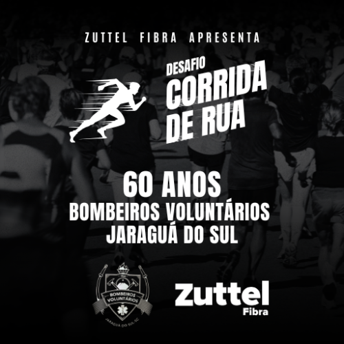 DESAFIO DE CORRIDA 60 ANOS DO CORPO DE BOMBEIROS VOLUNTÁRIOS DE JARAGUÁ DO SUL