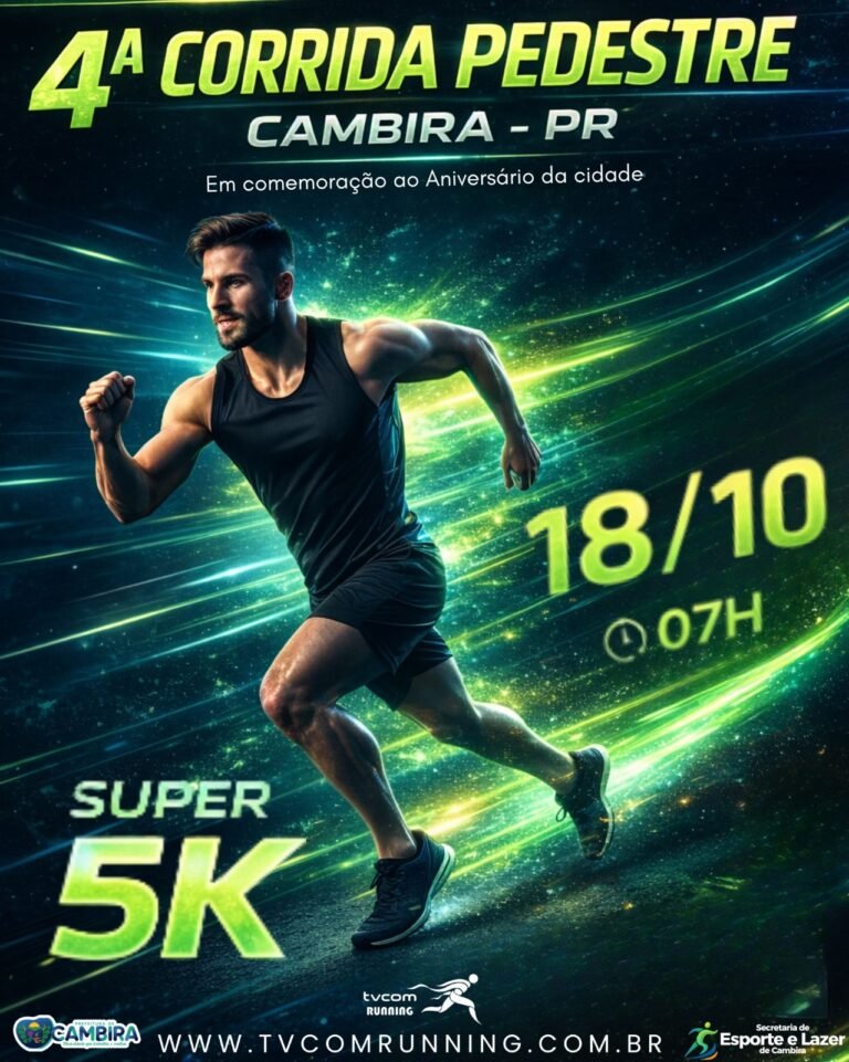 4ª Corrida Pedestre de Cambira PR Aniversário