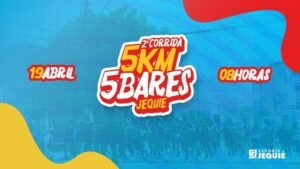 2ª Corrida 5K 5 Bares – Jequié Ba