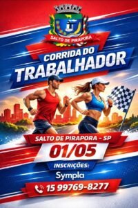 Corrida do Trabalhador SALTO de Pirapora SP 2026.