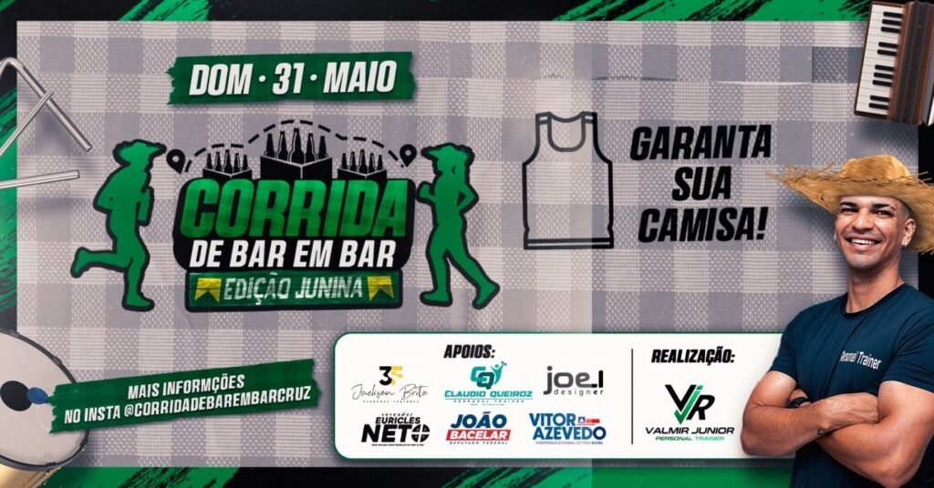 Corrida de Bar em Bar – Edição Junina