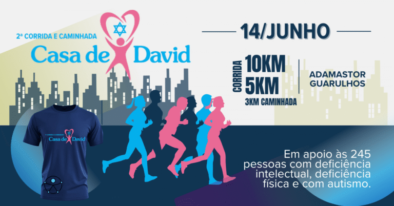 2ª CORRIDA E CAMINHADA CASA DE DAVID