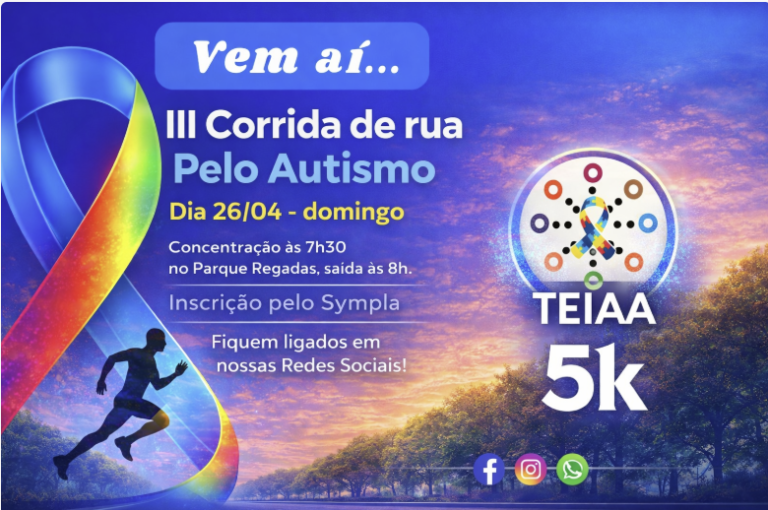 III CORRIDA DE RUA PELA CONSCIENTIZAÇÃO DO AUTISMO