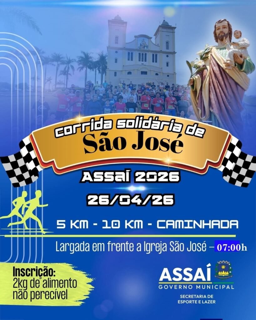 CORRIDA SOLIDÁRIA DE SÃO JOSÉ – 2026
