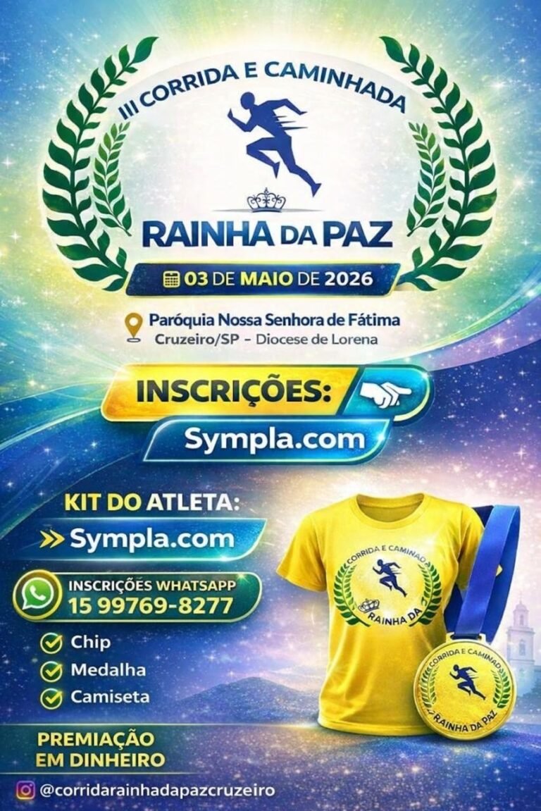 III CORRIDA E CAMINHADA RAINHA DA PAZ – CRUZEIRO SP