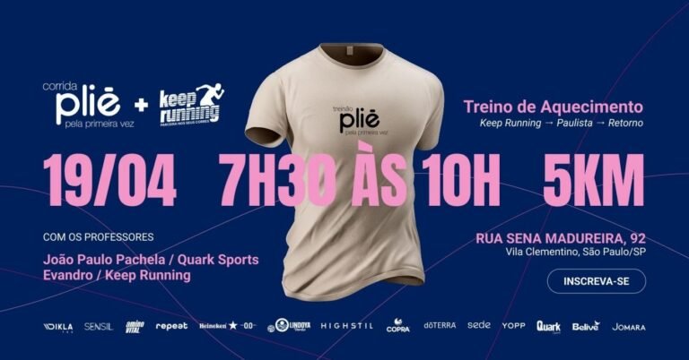 Treinão de Aquecimento para Corrida Plié 2026