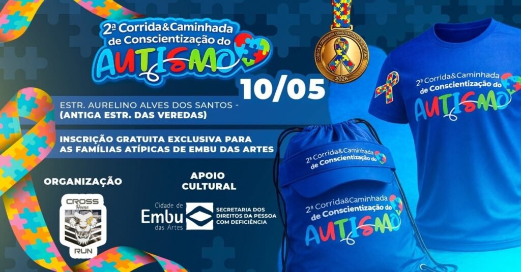 2ª Corrida & Caminhada da Conscientização do Autismo