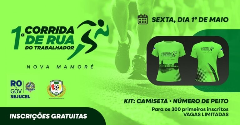 1ª CORRIDA DE RUA DO TRABALHADOR