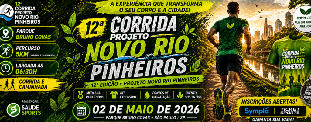 12ª Corrida Projeto Novo Rio Pinheiros