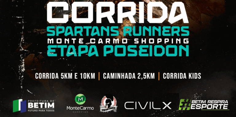 Corrida Spartans Runners Monte Carmo Shopping – Etapa Poseidon