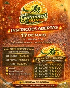 1º Girassol Run – 25 Anos