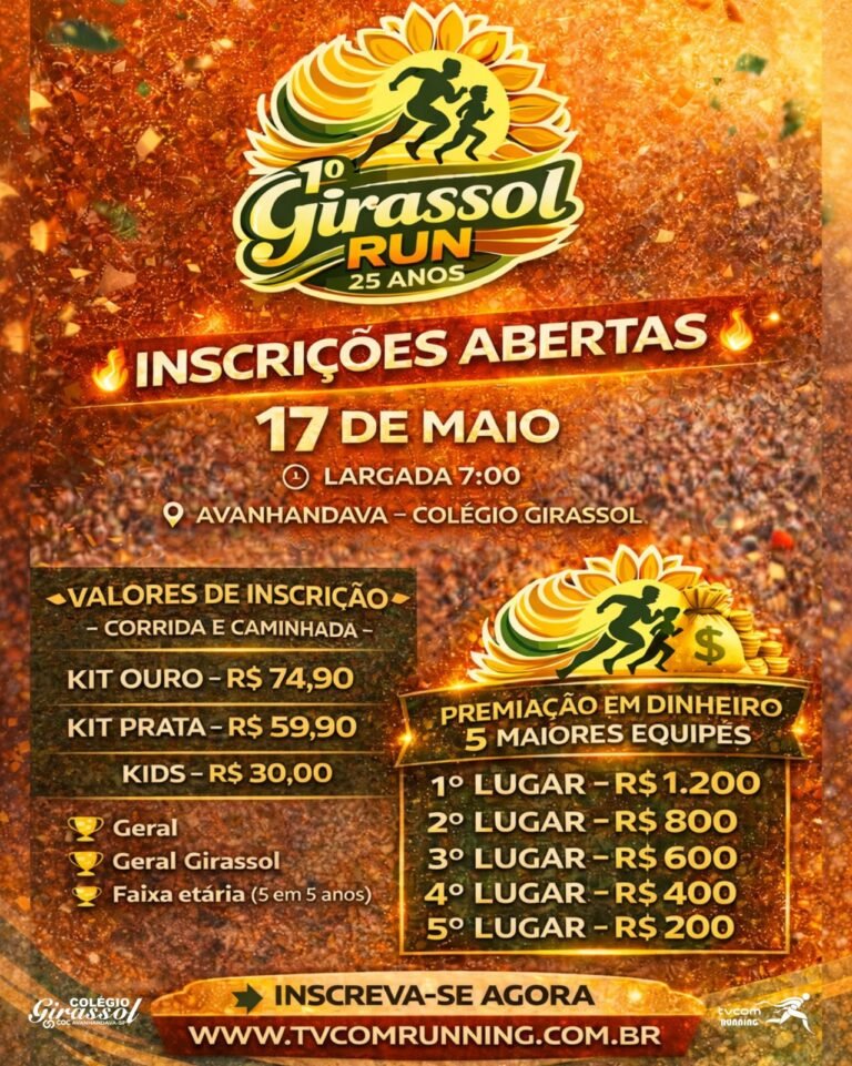 1º Girassol Run – 25 Anos