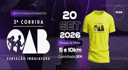 3 EDICAO CORRIDA E CAMINHADA OAB SP INDAIATUBA