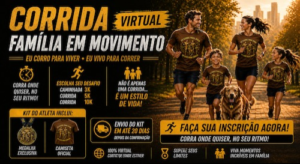 Corrida Virtual Família em Movimento
