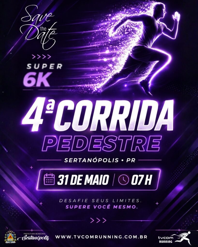 4ª Corrida Pedestre de Sertanópolis 6k