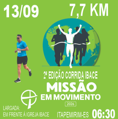 2ª EDIÇÃO CORRIDA IBACE MISSÃO EM MOVIMENTO