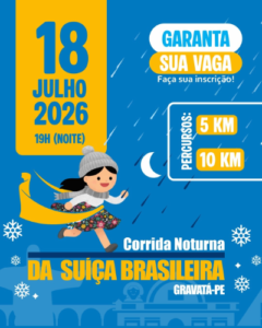1° Corrida da SUIÇA Brasileira – NIGHT Gravatá