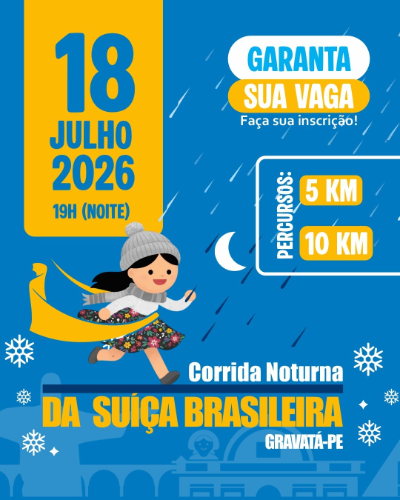 1° CORRIDA DA SUIÇA BRASILEIRA – NIGHT GRAVATÁ