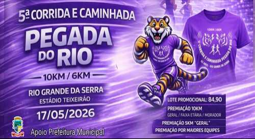 5 CORRIDA E CAMINHADA PEGADA DO RIO