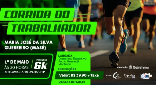 CORRIDA DO TRABALHADOR 2026 – GUARAREMA
