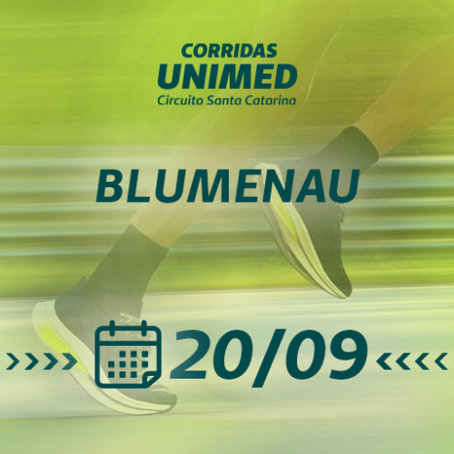 CORRIDAS UNIMED CIRCUITO SC – 2026 – ETAPA BLUMENAU