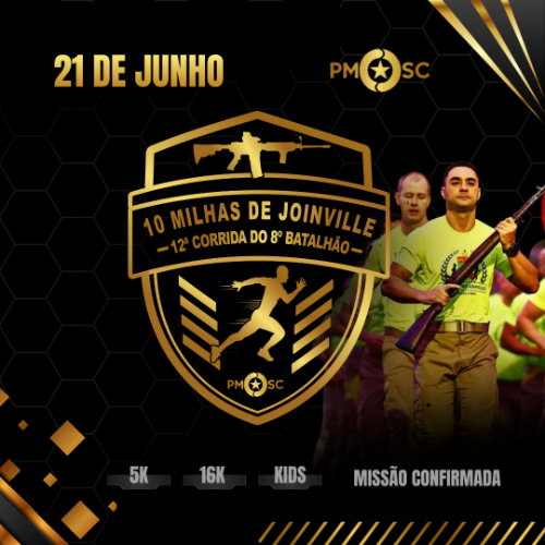 10 MILHAS DE JOINVILLE (12ª CORRIDA 8º BPM)