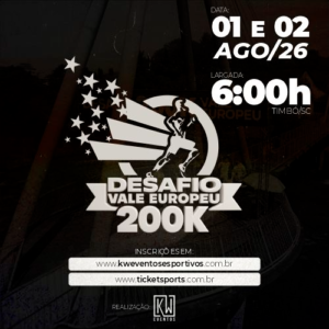 Desafio 200K VALE Europeu