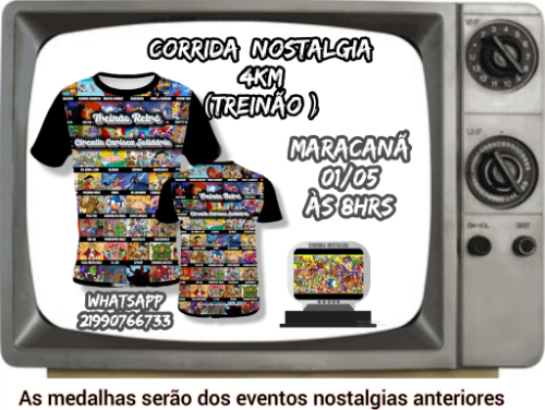 Corrida nostalgia (TREINÃO RETRO) 4km