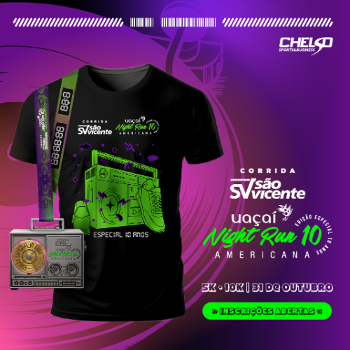 10ª Corrida São Vicente Uaçai Night Run 2026