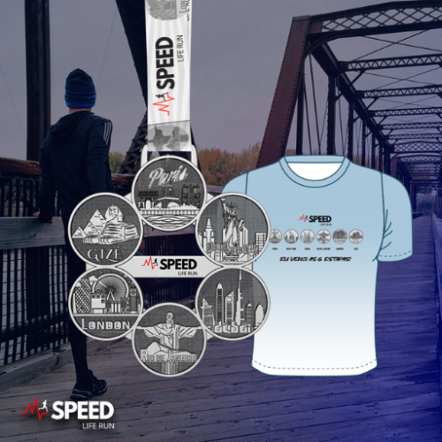 Corrida Virtual – SIX Medals – Etapas Cidades