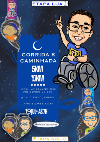 CORRIDA E CAMINHADA CORRENDO COM O SAMUEL – ETAPA LUA