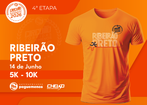 CIRCUITO DE CORRIDAS PAGUE MENOS – 4ª ETAPA RIBEIRÃO PRETO 2026