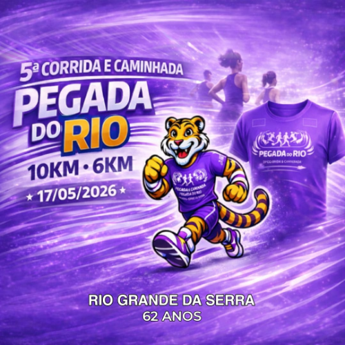 5ª CORRIDA E CAMINHADA PEGADA DO RIO