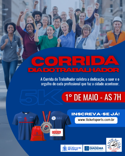 CORRIDA DO TRABALHADOR – 1º DE MAIO