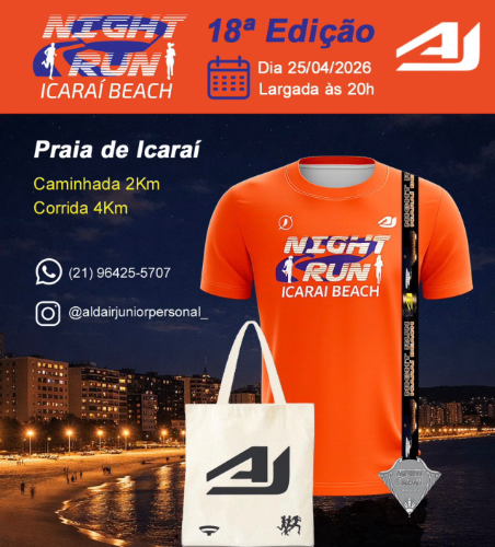 NIGHT RUN ICARAÍ BEACH – 18ª EDIÇÃO 2026
