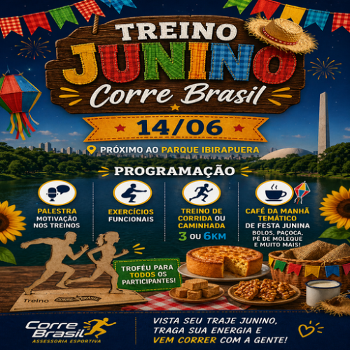 Treino Junino Corre Brasil