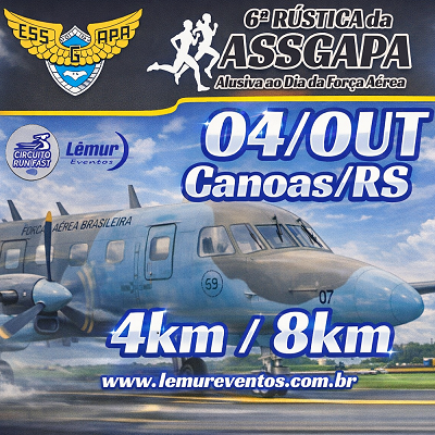 6ª Rústica da Assgapa – Alusiva ao Dia da Força Aérea
