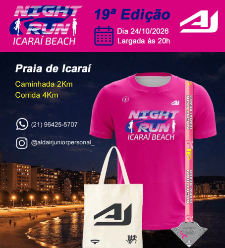 NIGHT RUN ICARAÍ BEACH – 19ª EDIÇÃO 2026 – NITERÓI RJ