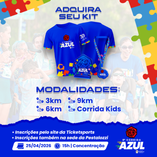 8ª CORRIDA AZUL PESTALOZZI ARAPIRACA-ALAGOAS