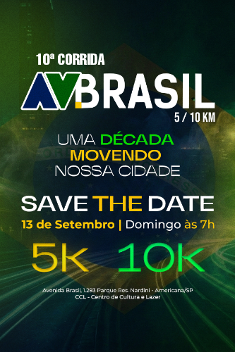 10ª CORRIDA AVENIDA BRASIL 2026