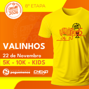Circuito de Corridas PAGUE MENOS – 8ª ETAPA Valinhos – 2026