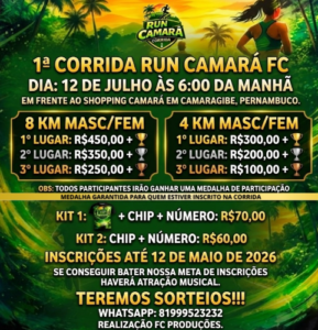 1ª Corrida RUN Camará Fc