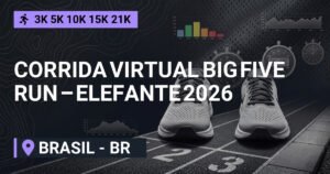 Corrida Virtual BIG FIVE RUN – Elefante 2026
