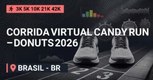 Corrida Virtual CANDY RUN – Donuts 2026